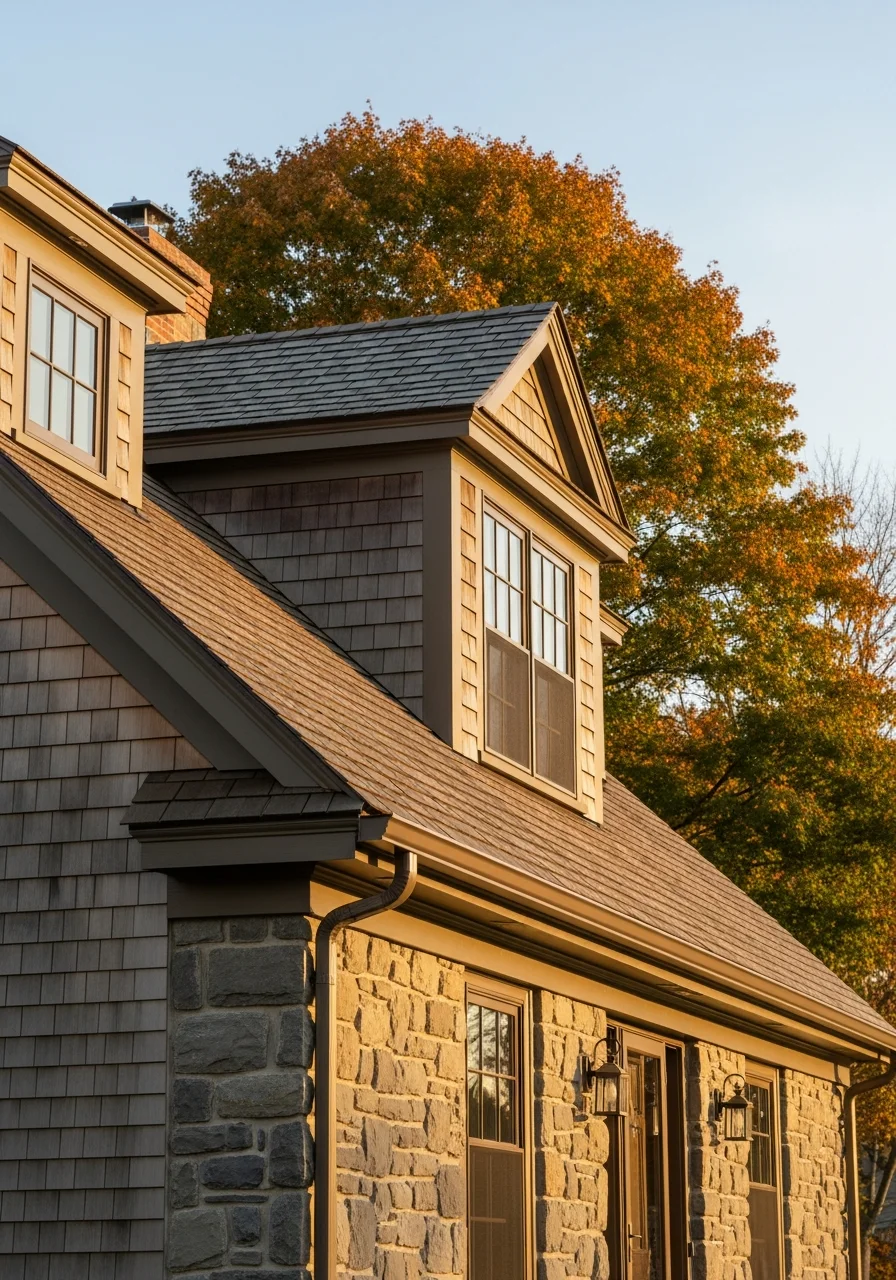 Detailed view of quality home improvement work meeting Massachusetts building code standards.